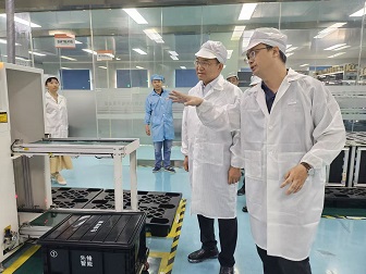 區(qū)委副書記曾榮一行蒞臨我司調研指導